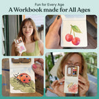 Tobios Mini Watercolor Workbook for Beginners & Adults – Pre-Sketched Book