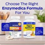 Enzymedica Lypo Gold - Enzyme Supplement for Fat Digestion - 120 Capsules | Protease, Amylase & Lipase Digestive Enzymes for Women & Men, Gut Health & Gallbladder Support