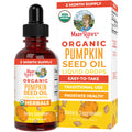 MARYRUTH'S Organic Pumpkin Seed Oil Cold Pressed, Sugar Free, 60 Servings | 2 Month Supply, USDA Organic Liquid Drops, Urinary Health in Men, Sugar Free, Vegan, Non-GMO