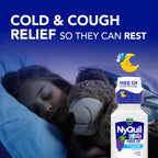 Buy now VICKS Kids DayQuil & NyQuil Cold & Cough Relief Liquid Co-Pack, Free of Artificial Dyes & Sugar, Multi-Symptom Relief of Cough, Sneezing, Runny Nose, Mucus, and Chest Congestion, for Ages 6+, 2x6oz at indiglob india