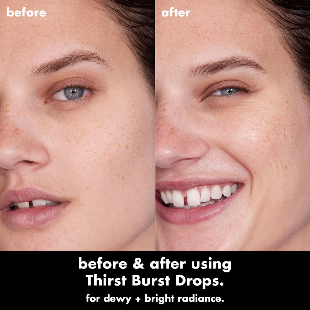 e.l.f. SKIN Holy Hydration! Thirst Burst Drops, Serum For A Radiant Complexion Instantly & Over Time, Made With Hyaluronic Acid, Vegan & Cruelty-Free