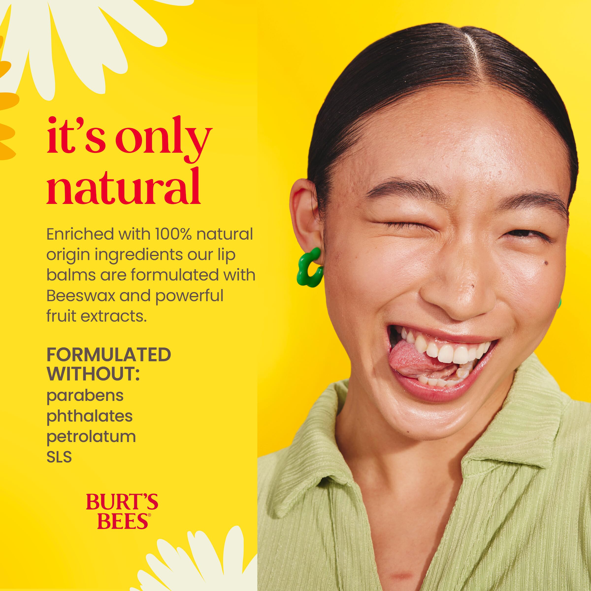 Buy now Burt's Bees Lip Balm Beeswax and Ultra Conditioning Lip Balm Pack, Hydrating Lip Moisturizer with Kokum and Shea Butter, Natural Origin Lip Care, 4 Tubes, 0.15oz. at indiglob india
