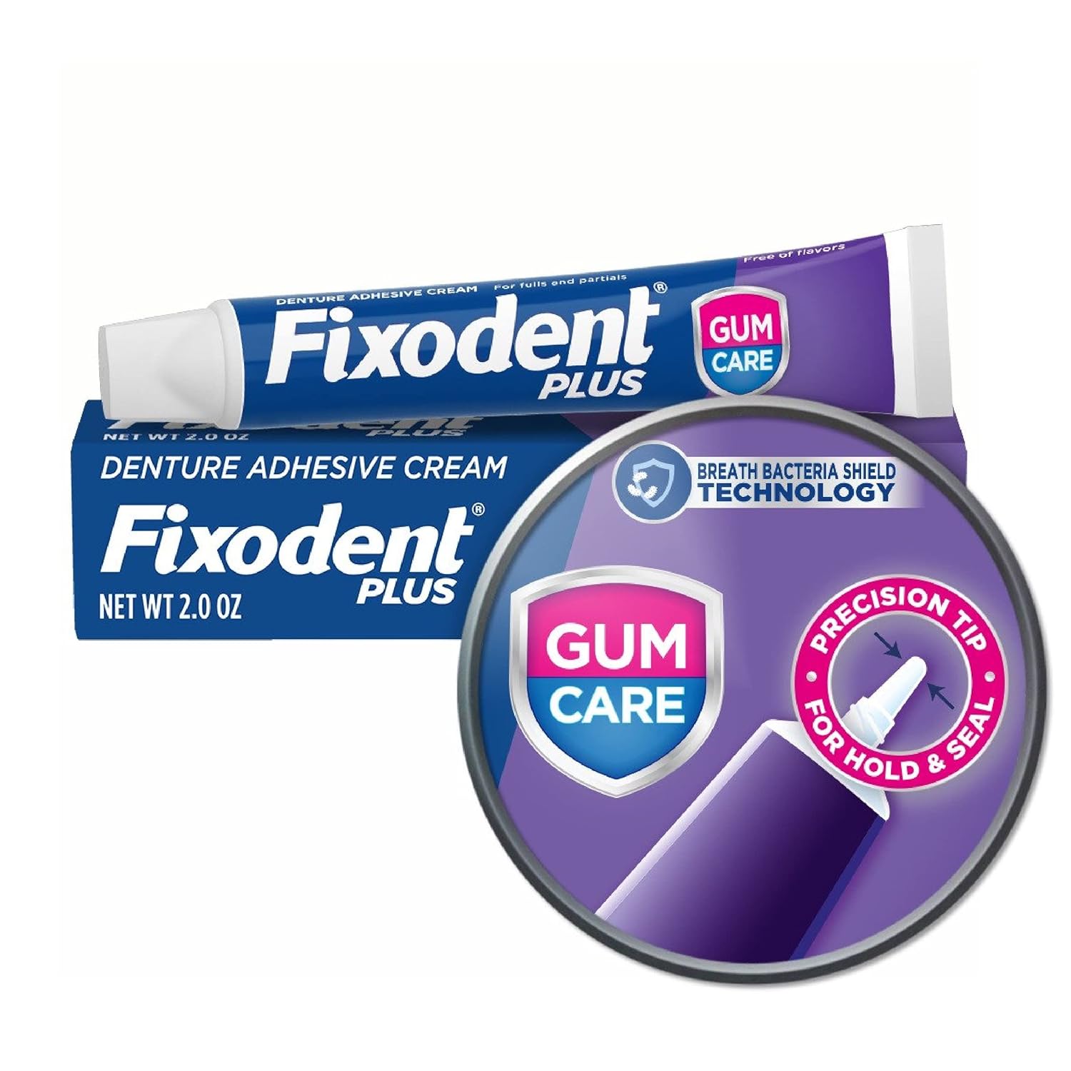 Buy now Fixodent Plus Denture Adhesive Cream 2 oz (Pack of 3) at indiglob india