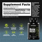 NutraBio Pure Micronized Creatine Monohydrate Capsules, Creatine Pills, Supports Bulk Muscle Energy, Recovery, and Strength - Keto Friendly, Kosher, Creatine Nutritional Supplement for Men and Women