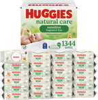 Buy now Baby Wipes, Huggies Natural Care Sensitive Baby Diaper Wipes, Unscented, Hypoallergenic, 1 Flip-Top Packs (56 Wipes Total) at indiglob india