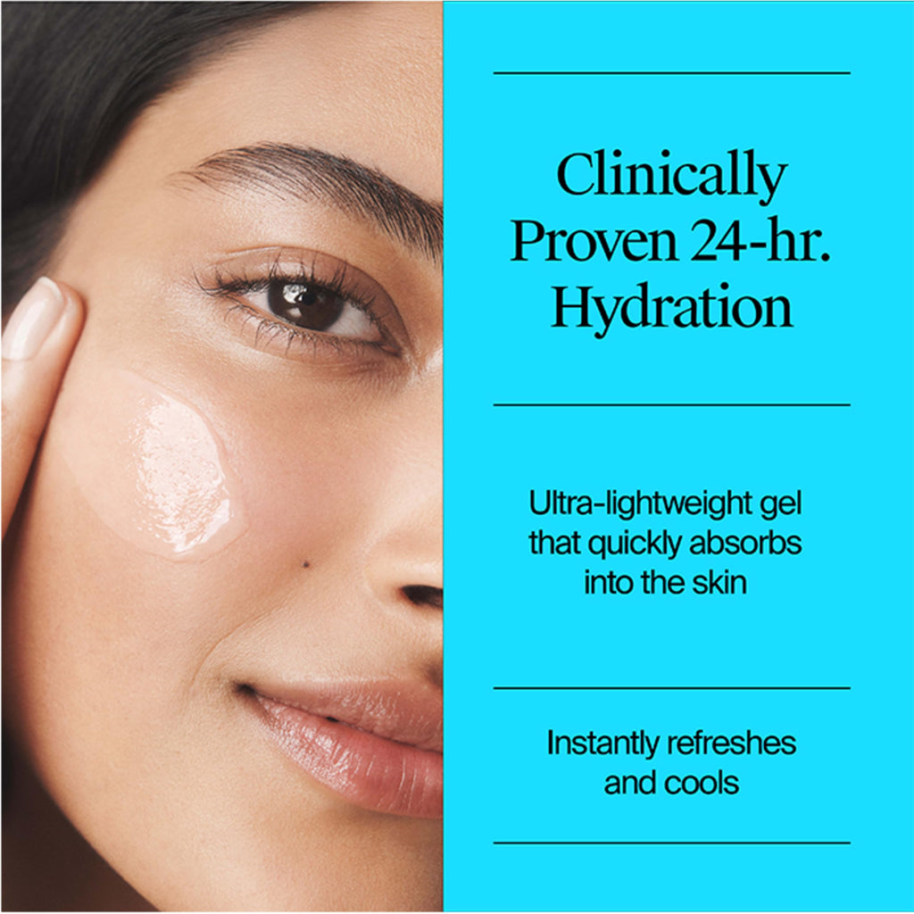Neutrogena Hydro Boost Water Gel + Facial Cleanser 1.7 fl. oz + 0.5 oz | Hyaluronic Acid Facial Moisturizer, Suitable for Normal to Oily Skin, Hydrating Face Moisturizer, Trial-Size Facial Cleanser