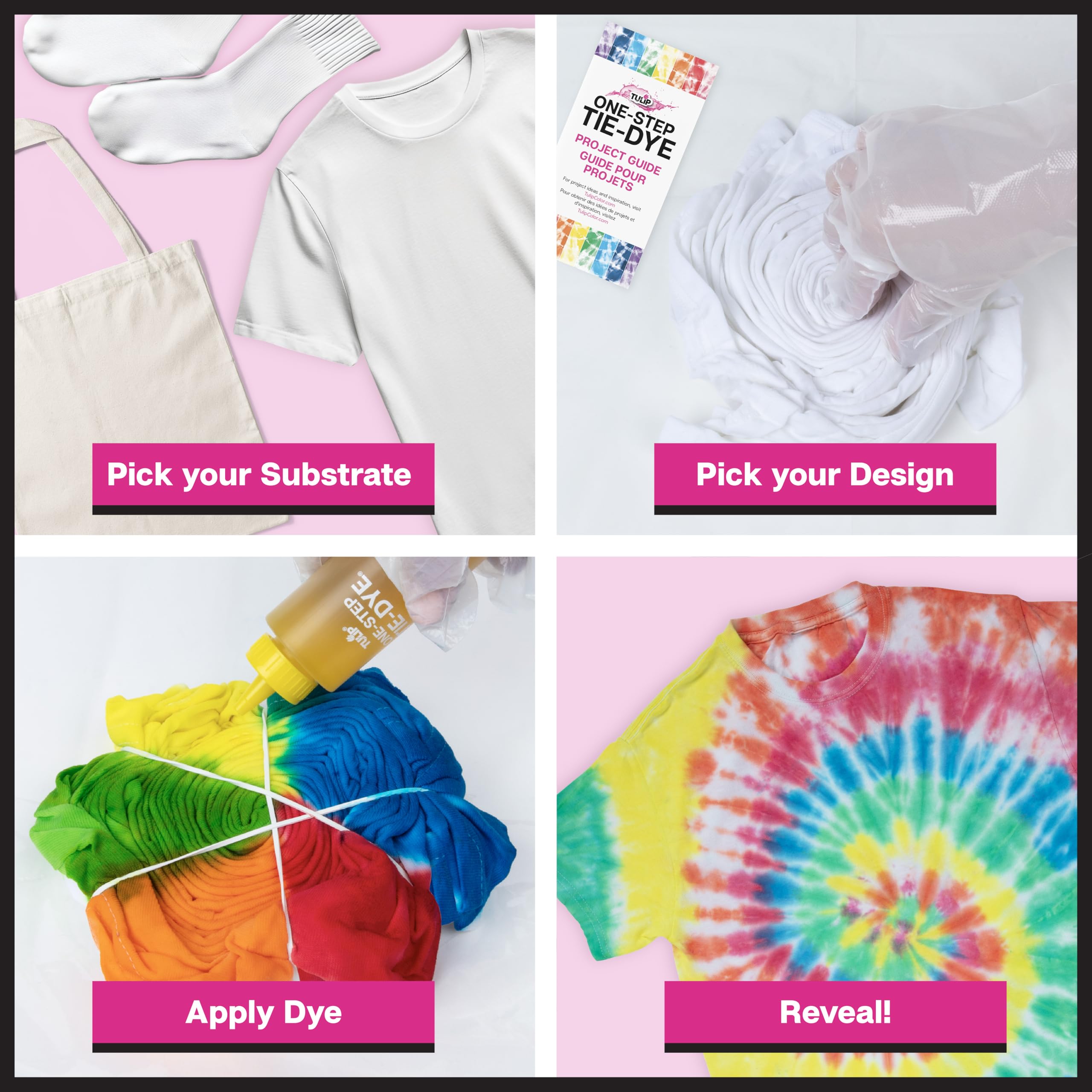 Buy now Tulip One-Step Tie-Dye Party Kit, Set of 123 at indiglob india