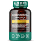 Cortisol Reducer & Adrenal Support Supplement–Natural Stress Relief with Ashwagandha KSM-66, Magnesium Glycinate & Citrate, L-Theanine, Rhodiola, Apigenin, Turmeric & Vitamin D3–Calm Mood & Relaxation