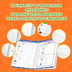 Magic Grooved Writing Practice for Kids, Reusable Grooved Workbook