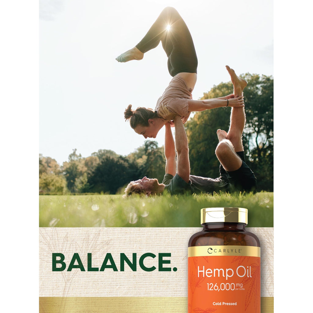 Carlyle Hemp Oil Softgel Capsules | 126,000 mg | 180 Count