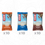 CLIF BAR Protein Energy Bars, Variety Pack, 3 Flavors, 30ct