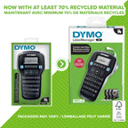 DYMO LabelManager 160 Label Maker Bundle with 3 D1 Label Cassettes, Portable Handheld, QWERTY Keyboard, One-Touch Smart Keys, Large Display, Home & Office Organization