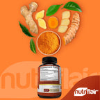 NutriFlair Turmeric Curcumin Supplement 2250mg, 180 Capsules - with Ginger & BioPerine Black Pepper - Standardized 95% Curcuminoids, Non-GMO, Vegan Joint Support, Antioxidant - High Absorption