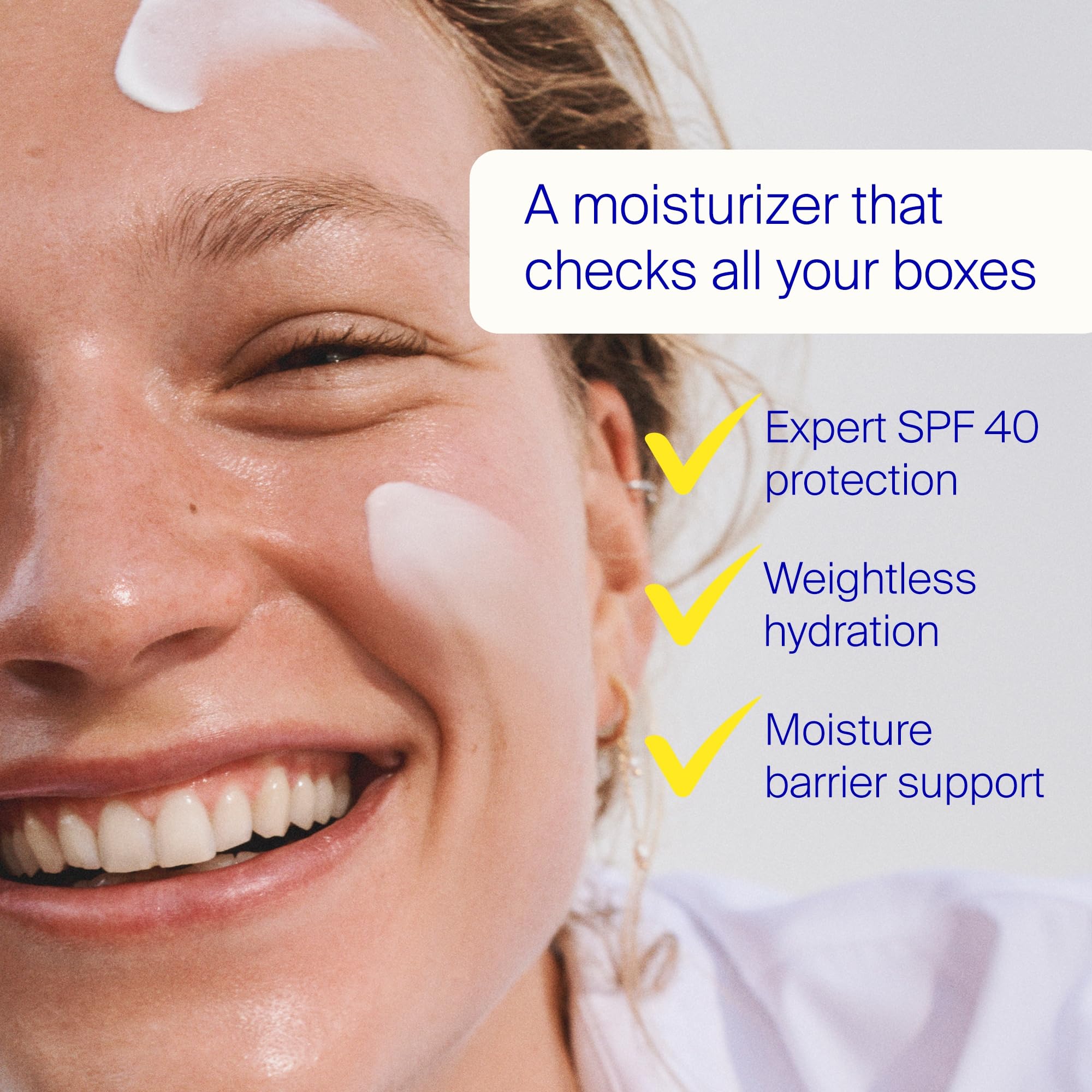 Buy now Supergoop! Triple Prep Weightless Multitasking Moisturizer SPF 40 Face Sunscreen - 1.7 fl oz - Hydrates & Protects Skin - Helps Filter Blue Light - Non-Comedogenic - For Normal to Oily Skin Types at indiglob india