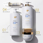 Dove Shampoo 4 Pack Intensive Repair for Damaged Hair with Bio-Protein Care Technology and Amino Serum 28 Fl Oz