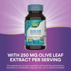 Buy now Nature's Way Olive Leaf, Premium Extract, Supports Heart Health*, 20% Oleuropein, 250 mg per serving, Non-GMO Project Verified, 60 Vegan Capsules (Packaging May Vary) at indiglob india