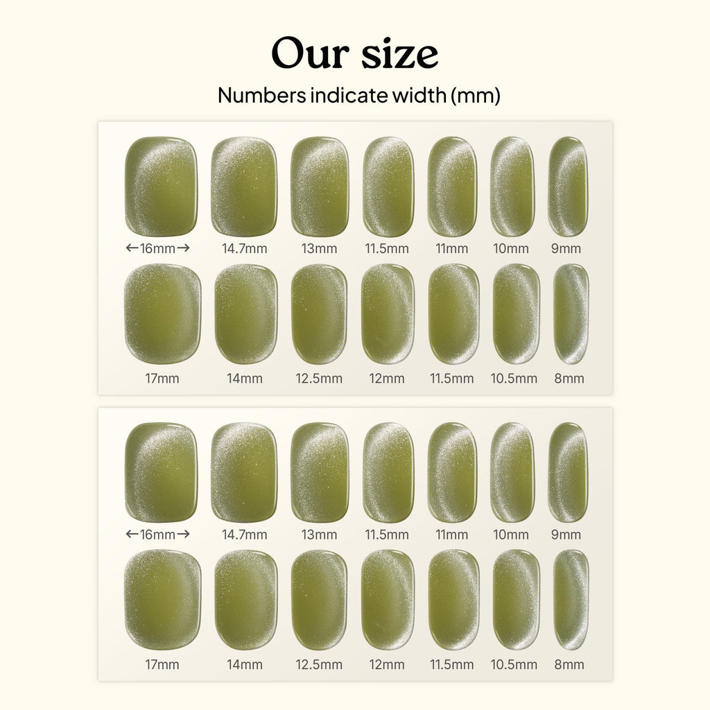 Heyhae Semi Cured Gel Nail Strips - Hey, Olive You