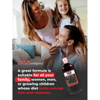 S.S.S. Tonic Liquid Iron & Vitamin B Supplement with B1, B2 & B3, 20 Fl Oz | High-potency, easy-to-take formula for daily energy support; made in USA
