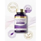 Carlyle Acidophilus Probiotic Capsules for Women and Men | 500 Million CFU