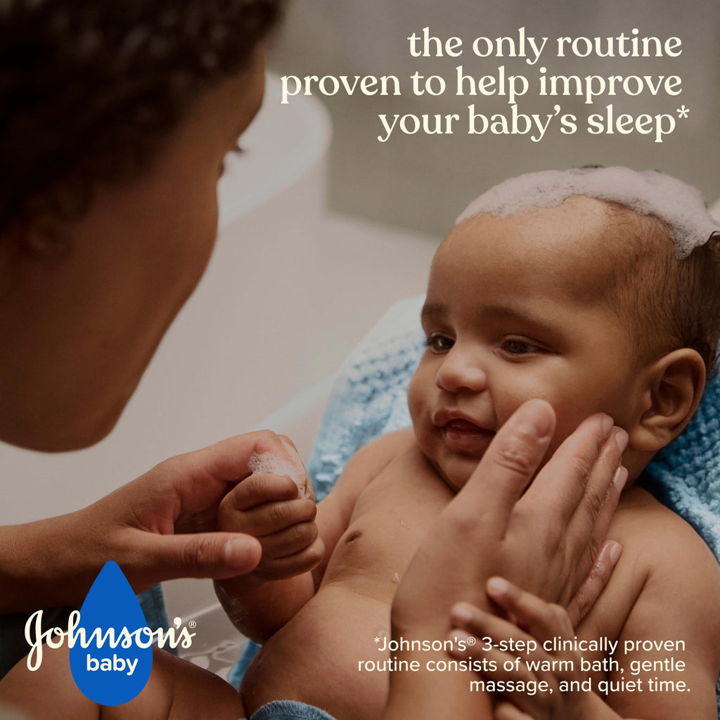 Johnson's Baby Calming Shampoo with Soothing NaturalCalm Aromas, Gentle, Hair Wash, Baby Essentials, Hypoallergenic, No Added Parabens and Sulfates, Baby Essentials, 20.3 fl. Oz