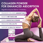 NATURE TARGET Multi Collagen Peptides Powder, 50 Servings | Type I, II, III, V, X, Hydrolyzed Collagen Peptides with Vitamin C, Hyaluronic Acid, Supports Skin Hair Nail & Joint, Non-GMO