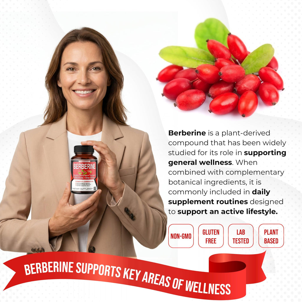 Berberine Supplement - Enhanced with Ceylon Cinnamon, Turmeric, Milk Thistle, Bitter Melon for Digestion, Immunity & Weight Managament (150 Count (Pack of 1))