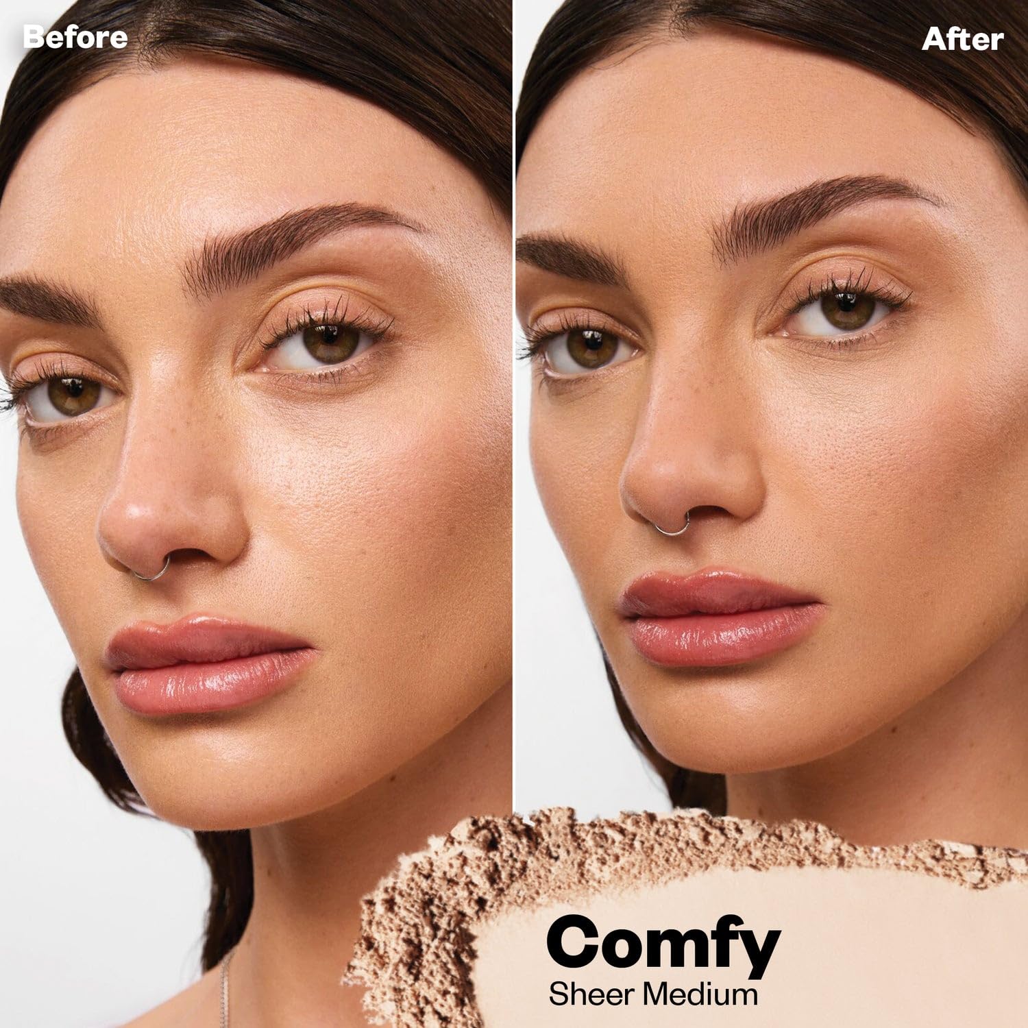 Buy now Kosas Cloud Set Face Setting Powder - Smoothing Shine Control, Soft, Sheer Translucent Makeup Finish, Portable & Long-Lasting Loose Pressed Baking Powder - Comfy (Sheer Medium) at indiglob india