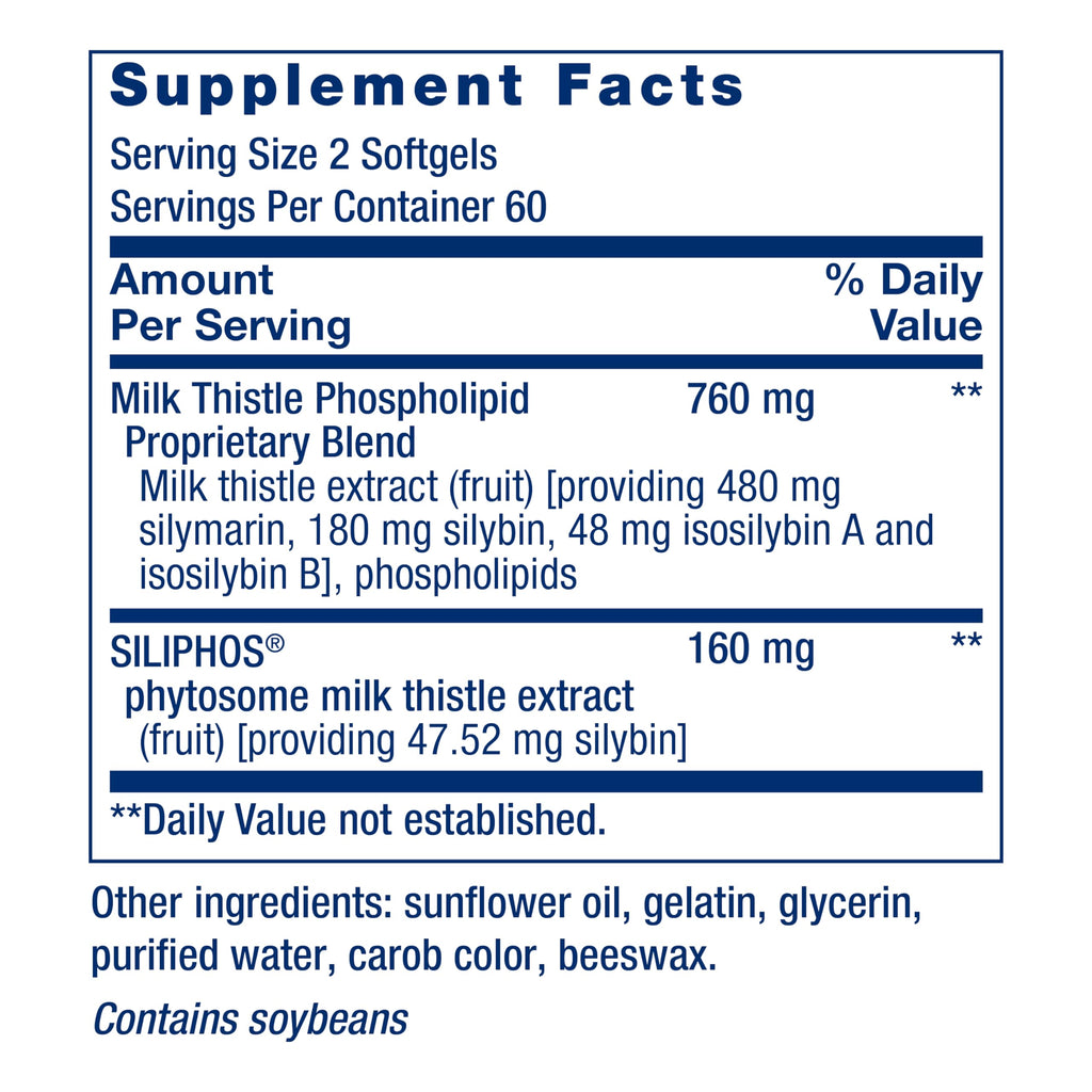 Life Extension Advanced Milk Thistle, Silymarin, 120 Softgels | Liver Health Supplement for Liver Health & Detox Support with Silymarin & Silybin, Bioavailable, Gluten Free & Non-GMO