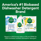 Seventh Generation Dishwasher Detergent Liquid Gel, Powers Away Stuck-On Food, Lemon Scent, 42 Oz
