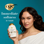 OGX Nourishing + Coconut Milk Shampoo & Conditioner Set, 2 x 13 fl. oz | Hydrates & Softens Hair, Lipi Pro Shield Technology, Creamy Coconut Milk, White Peach & Shea Butter Scent