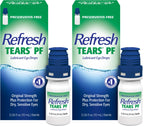 Buy now Refresh Tears PF Preservative-Free Artificial Tears Lubricant Eye Drops, 0.33 fl oz (10 mL) Refresh Tears Preservative Free 1 Count (Pack of 2) at indiglob india