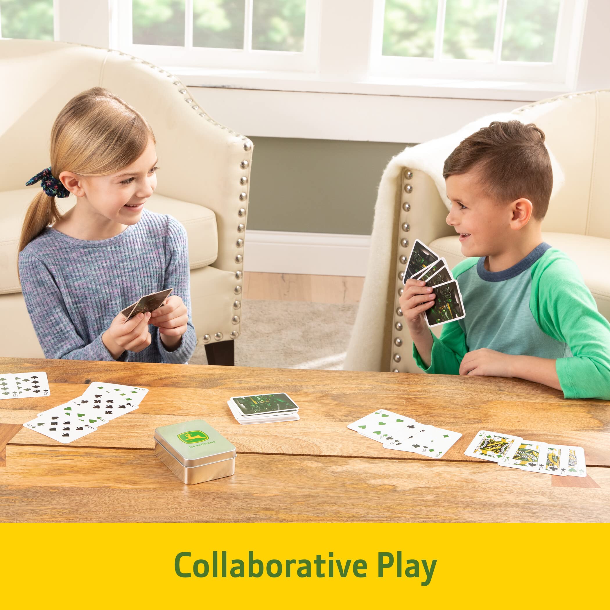 Buy now John Deere Playing Cards – Standard Playing Card Deck with Collector’s Tin – Family Game Fun for Ages 6+ at indiglob india