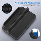 Buy now KUNSLUCK Stand Base for Steam Deck/Nintendo Switch 2, Steam Deck Stand with Anti-Slip Silicone Pad (Black) at indiglob india