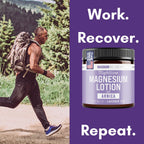 Magnum Solace Nighttime Magnesium Lotion with Arnica – Highly Concentrated Magnesium for Muscles & Joints – Apply to Legs or Feet Before Bed – Skin-Friendly