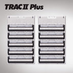 Buy now Gillette TRAC II Plus Mens Razor Blade Refills, 10 Count, Delivers a Clean, Close Shave at indiglob india