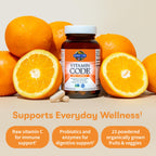Garden of Life Vitamin Code Raw Vitamin-C, 500mg Whole Food VIT-C Capsules + Fruit & Veggie Blend & Probiotics, Supplements for Adults, Vegan, Gluten Free, 120 Capsules, (Pack of 6)