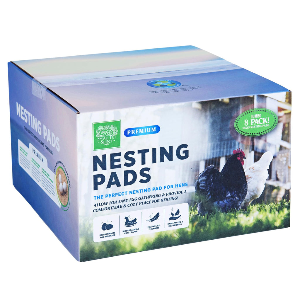 Small Pet Select Chicken Nesting Pads for Hens, 13x13 in, 8-Pack