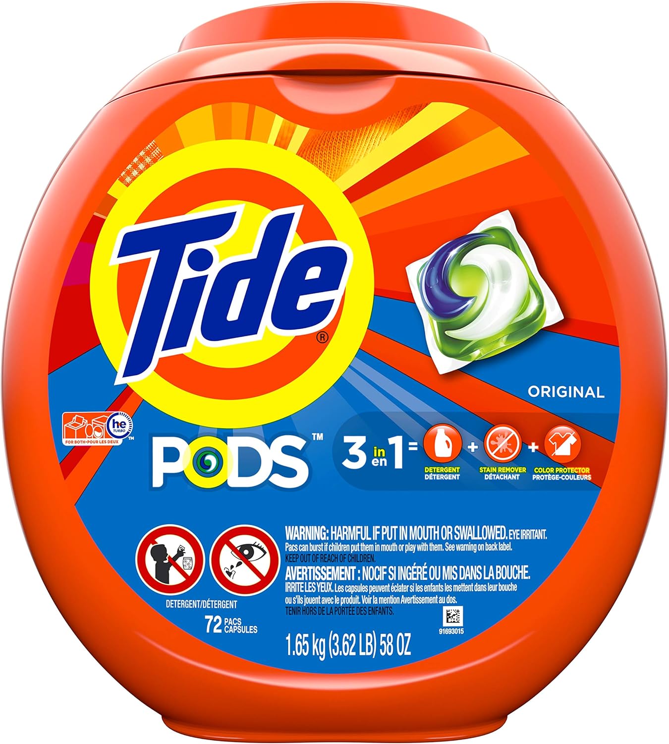 Buy now 64 oz. High Efficiency Laundry Detergent, 4 Pack, 72/ Pack at indiglob india