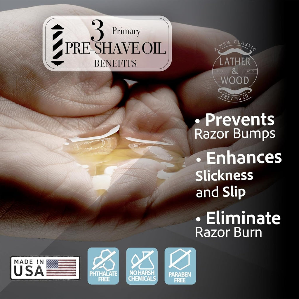 Buy now Best Pre-Shave Oil, Sandalwood, Premium Shaving Oil for Effortless Smooth Irritation-free Shave. 1 Oz at indiglob india