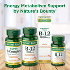 Nature’s Bounty Vitamin B-12 500 mcg, 100 Count (Pack of 2)