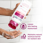 Lubriderm Advanced Therapy Unscented Body Wash, Vitamin E, 16 fl. Oz | Pro-Ceramide, Vitamin E & Pro-Vitamin B5, Gently Cleanses Itchy Dry Skin, Fragrance Free, Hypoallergenic