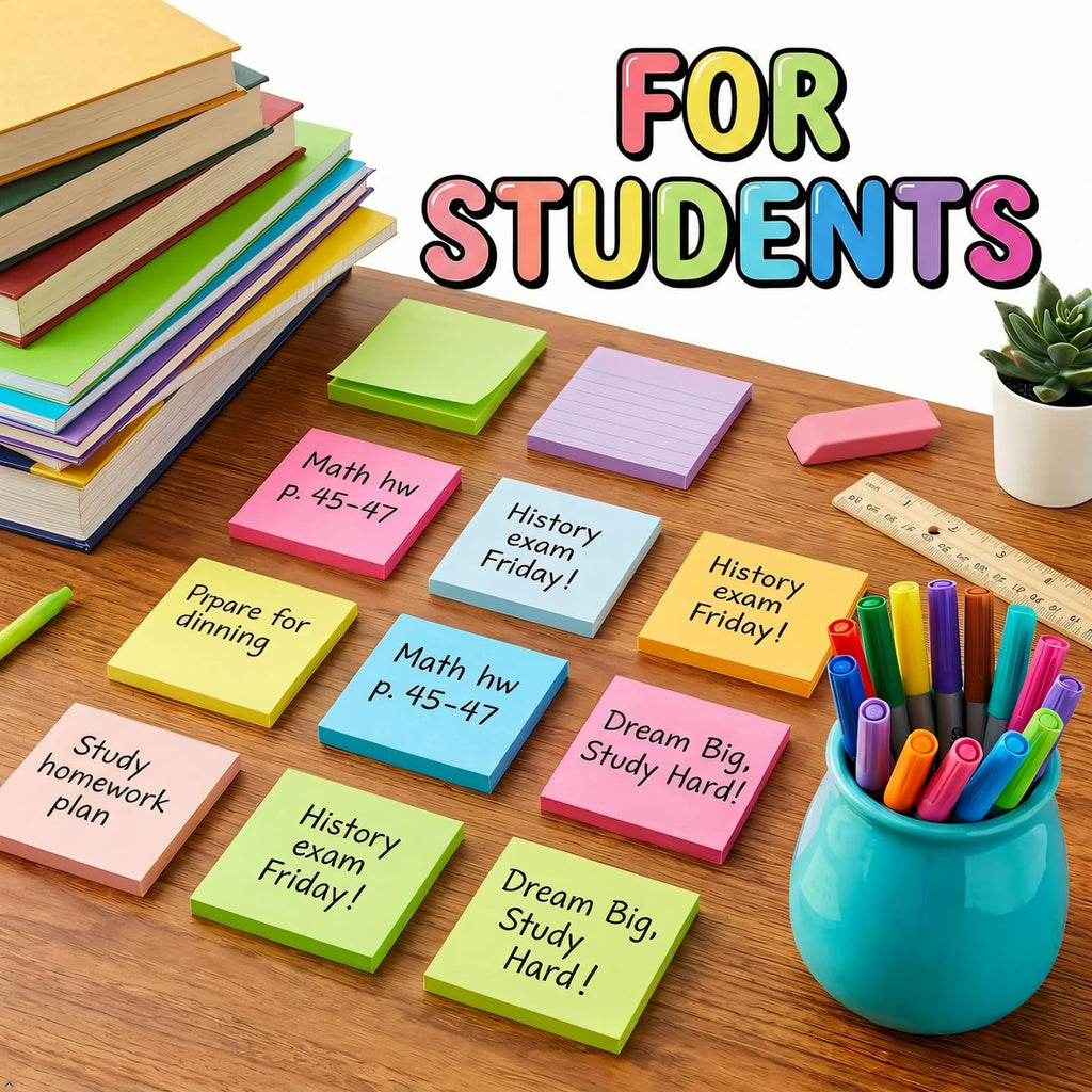 (16 Pads) Sticky Notes 3x3, Self-Stick Pads Bright Colors Sticky Note