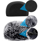Buy now ChromLives Windscreen Microphone Wind Muff, Foam Wind Screen Wind Cover Compatible with Zoom H5 H6 Portable Handy Recorder Furry & Foam 2Pack at indiglob india