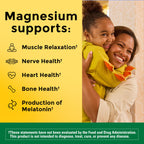 Nature Made High Absorption Magnesium Glycinate Gummies, 40 Count | Magnesium Supplement 100 mg per Serving for Muscle, Nerve, Bone and Heart Support, Magnesium Gummies, 20 Day Supply