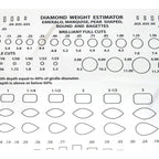 Buy now Eurotool Diamond Gemstone Weight Gauge Gem Sizer Template Tool at indiglob india