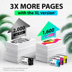 Smart Ink Remanufactured Ink Cartridges Replacement for HP 962XL 962 XL Combo Pack (962XL Black, Cyan, Magenta, Yellow) to use with OfficeJet Pro 9015e 9018e 9025e 9012e 9015 9010 9012 9018 9020 9025