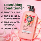 Herbal Essences Conditioner, Rose Hips- Smooth Collection, Shiny Hair with Vitamin E & Jojoba, Safe for Color Treated Hair, Floral Scent, Cruelty-Free, Dermatologist-Tested, 29.2 Fl Oz