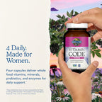 Garden of Life Multivitamin for Women, Vitamin Code Women's Multi - Whole Food Womens Multi Vitamins, Iron, Folate not Folic Acid, Vitamin A and Probiotics for Womens Energy, 120 Vegetarian Capsules