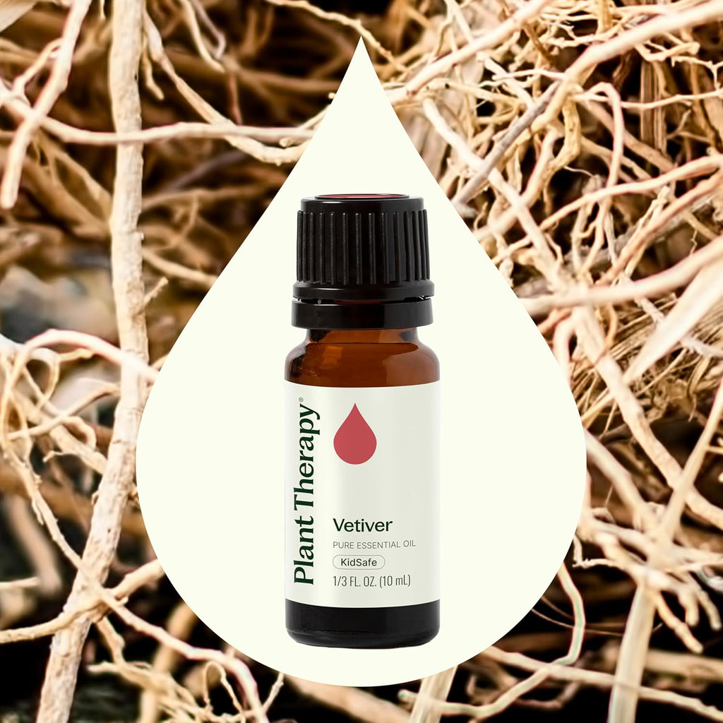 Buy now Plant Therapy Vetiver Essential Oil 100% Pure, Undiluted, Natural Aromatherapy, Therapeutic Grade 10 mL (1/3 oz) at indiglob india