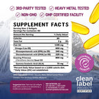 Fish Oil Omega 3 Supplements for Women, DHA + EPA, Heart Health Support | Hormone Balance & Skin Health Support, 600MG Omega3 + 800MG Evening Primrose Oil, Omega 3 Supplement for Women, 120 Softgels